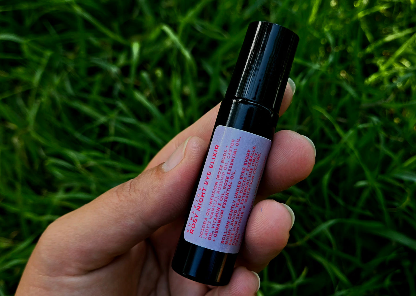 Rosy Night Eye Elixir | Under Eye Roll-On