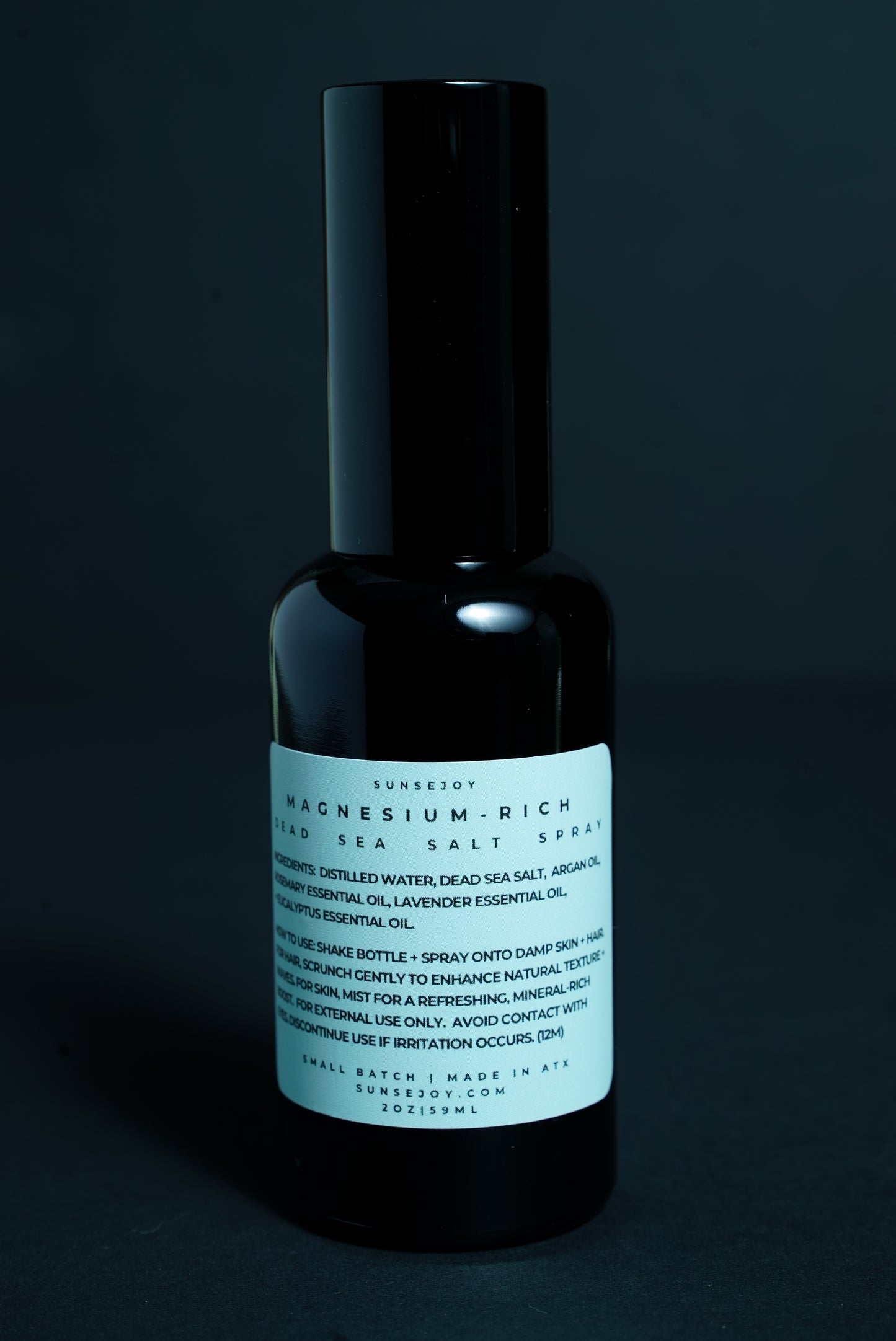 Magnesium-Rich Dead Sea Salt Spray | Mineral Boost for Skin + Hair