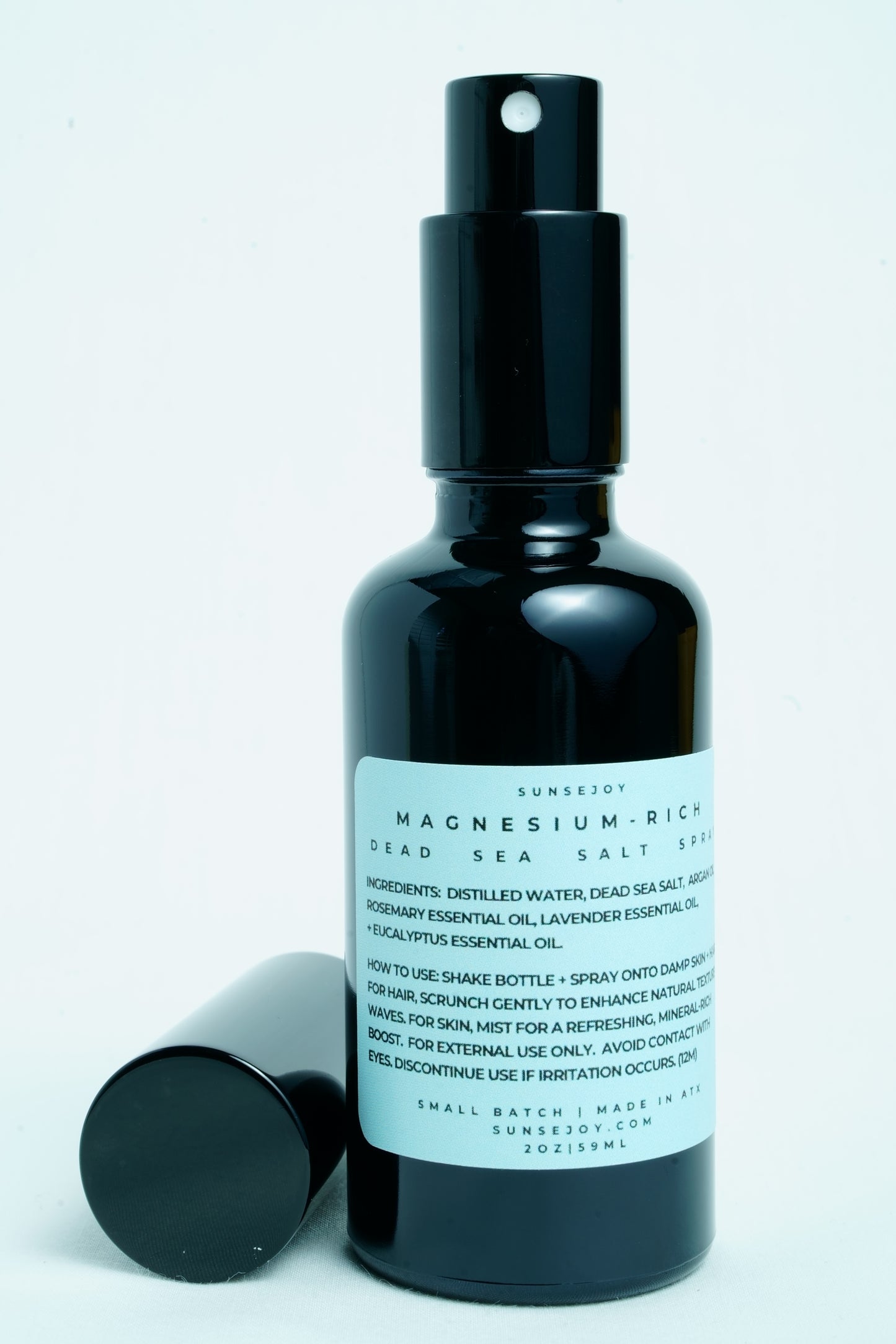 Magnesium-Rich Dead Sea Salt Spray | Mineral Boost for Skin + Hair