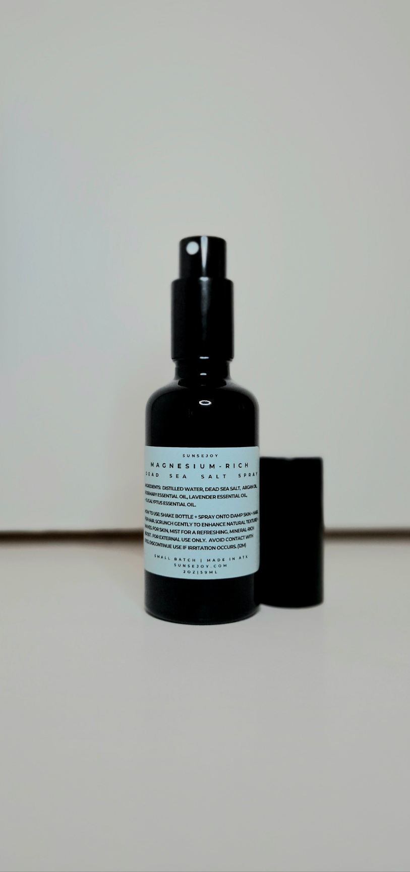 Magnesium-Rich Dead Sea Salt Spray | Mineral Boost for Skin + Hair