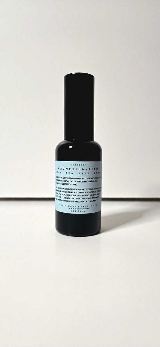 Magnesium-Rich Dead Sea Salt Spray | Mineral Boost for Skin + Hair