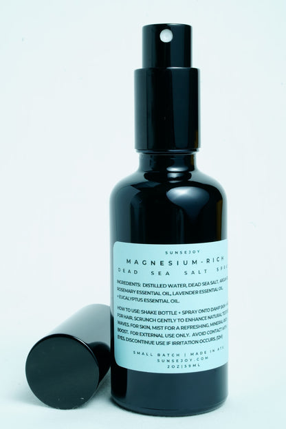 Magnesium-Rich Dead Sea Salt Spray | Mineral Boost for Skin + Hair