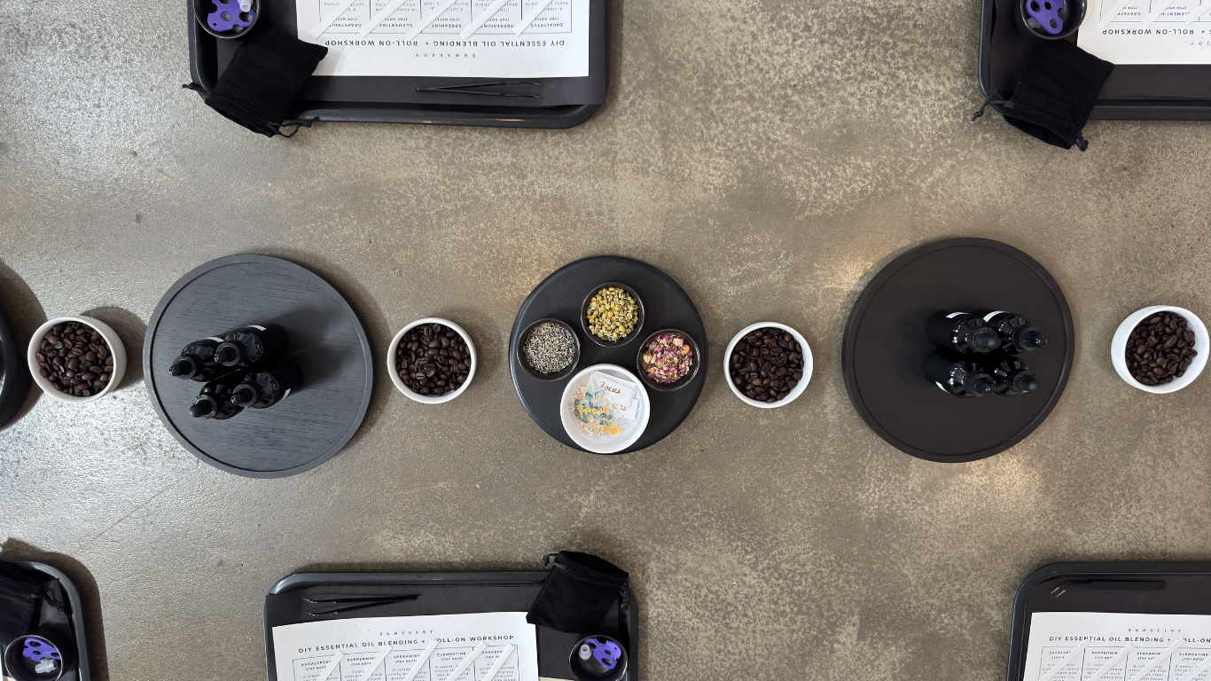 Sunsejoy Summer Scent Workshop | Epoch Coffee @ the Village