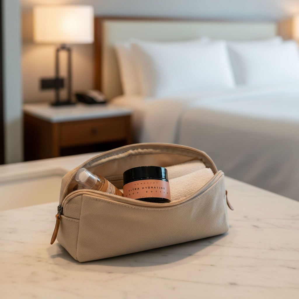 Jar of ultra hydrating body butter on a light gray background